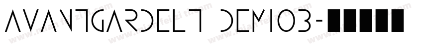 avantgardelt demiob字体转换